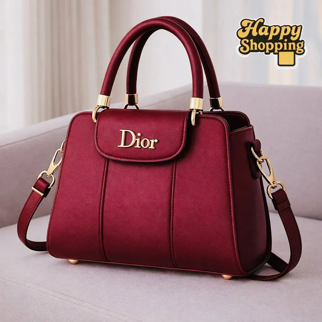 Luxury Women’s Leather Handbag 👜 | Designer Style Top Handle & Shoulder Bag 💼